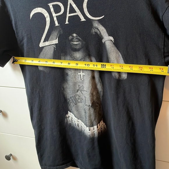 Streetwear Tupac Thug Life All Eyes on Me Short Sleeve T-Shirt in Black M - Picture 4 of 5